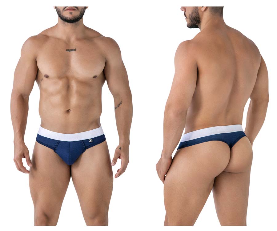 [Xtremen] Microfiber Thongs Dark Blue (91241)